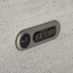 Fiastra White Fabric Power Recliner Loveseat -Housing Units Furniture Store f29931b50b7a72d3f870b0319f83f6b2