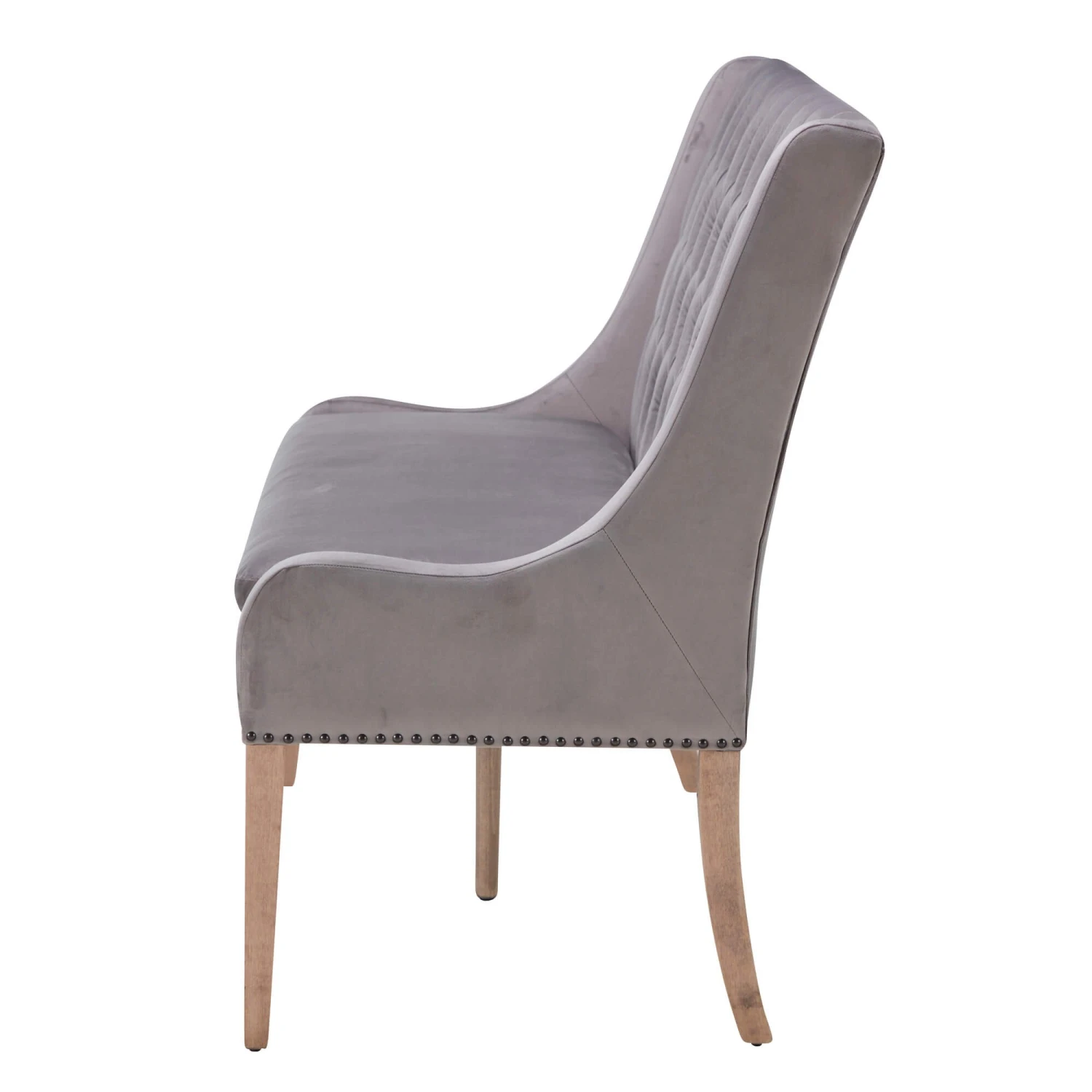Jacob 160cm Light Grey Velvet Button Back Bench 4 Jacob 160cm Light Grey Velvet Button Back Bench - Image 4