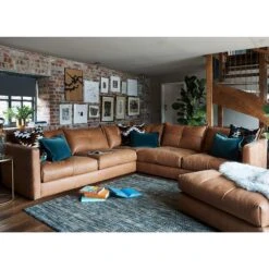 Alexander & James Tod Camel Leather Corner Group 12 Alexander & James Tod Camel Leather Corner Group -Housing Units Furniture Store f301783dbec034828a062d4d9e81f5c6