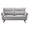 Corniche Grey Fabric 2 Seater Sofa