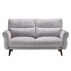 Corniche Grey Fabric 2 Seater Sofa