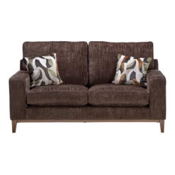 Filton Espresso Fabric 2 Seater Sofa