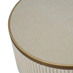 Serenity White And Copper Reeded Set Of 2 Coffee Tables -Housing Units Furniture Store f39345e5e87bc451f3ec0a0963b874f8