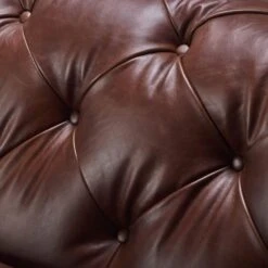 Wentworth Kodak Clove Brown Leather Midi Sofa -Housing Units Furniture Store f462881c516029a732c5e63ad05f8259