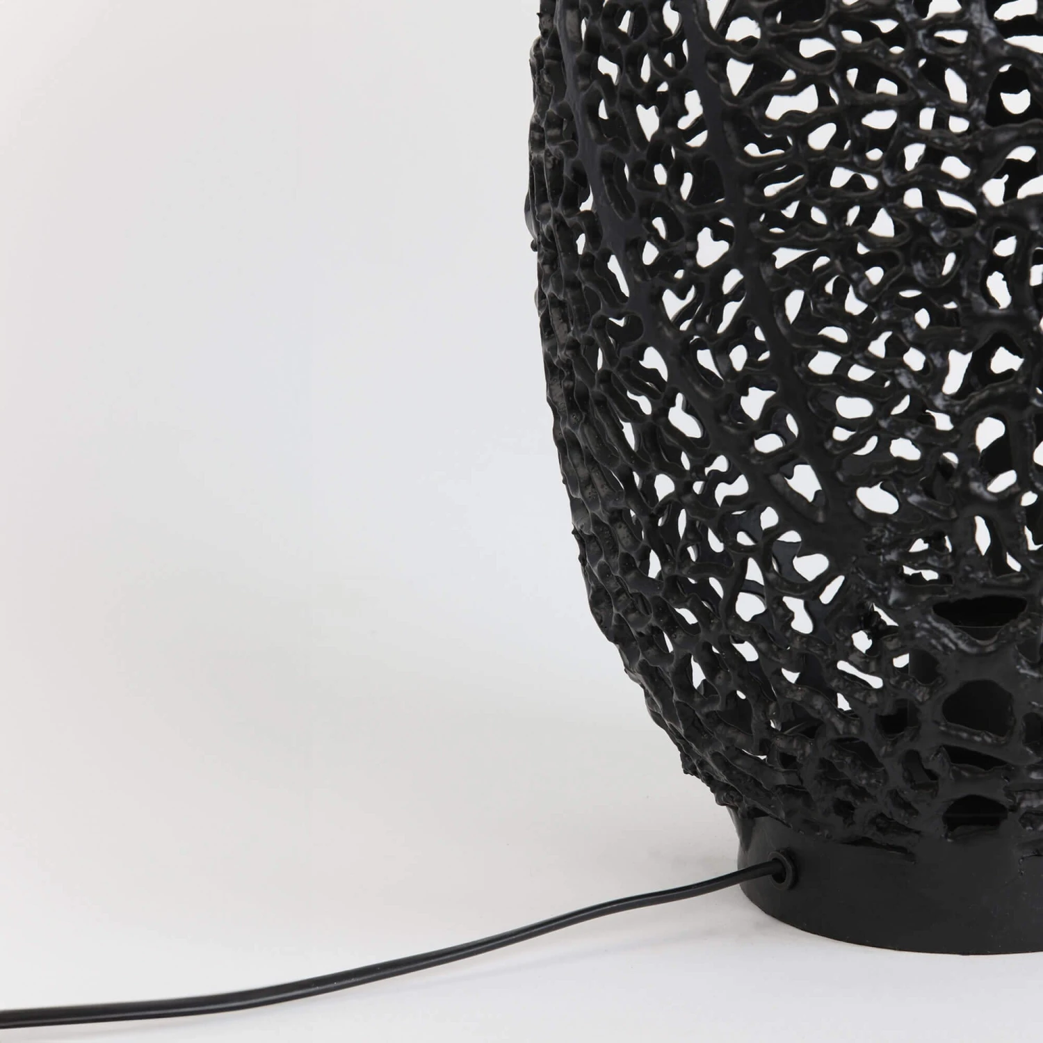 Lisbon Small Matt Black Table Lamp 5 Lisbon Small Matt Black Table Lamp - Image 5