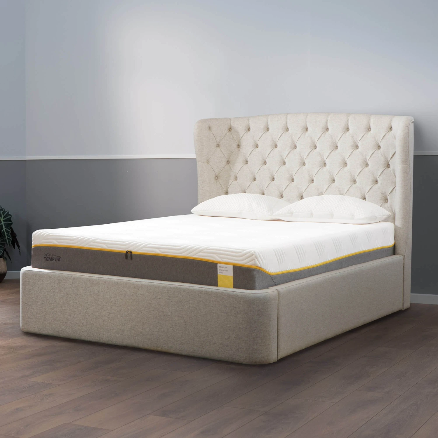 TEMPUR® Holcot 150cm Kingsize Shetland Pebble Ottoman Bed Frame 1 TEMPUR® Holcot 150cm Kingsize Shetland Pebble Ottoman Bed Frame