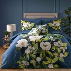 Alaya Blue Floral Kingsize Duvet Set -Housing Units Furniture Store f537301d139a2444ed4e85ea445532d3
