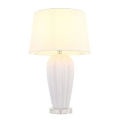 Hamilton White Table Lamp -Housing Units Furniture Store f5aa84975e9ae5f22331050568cc0322