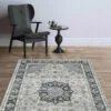 Da Vinci Grey Medallion 133x195cm Rug