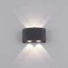 Refract Anthracite LED 4 Light Wall Lamp