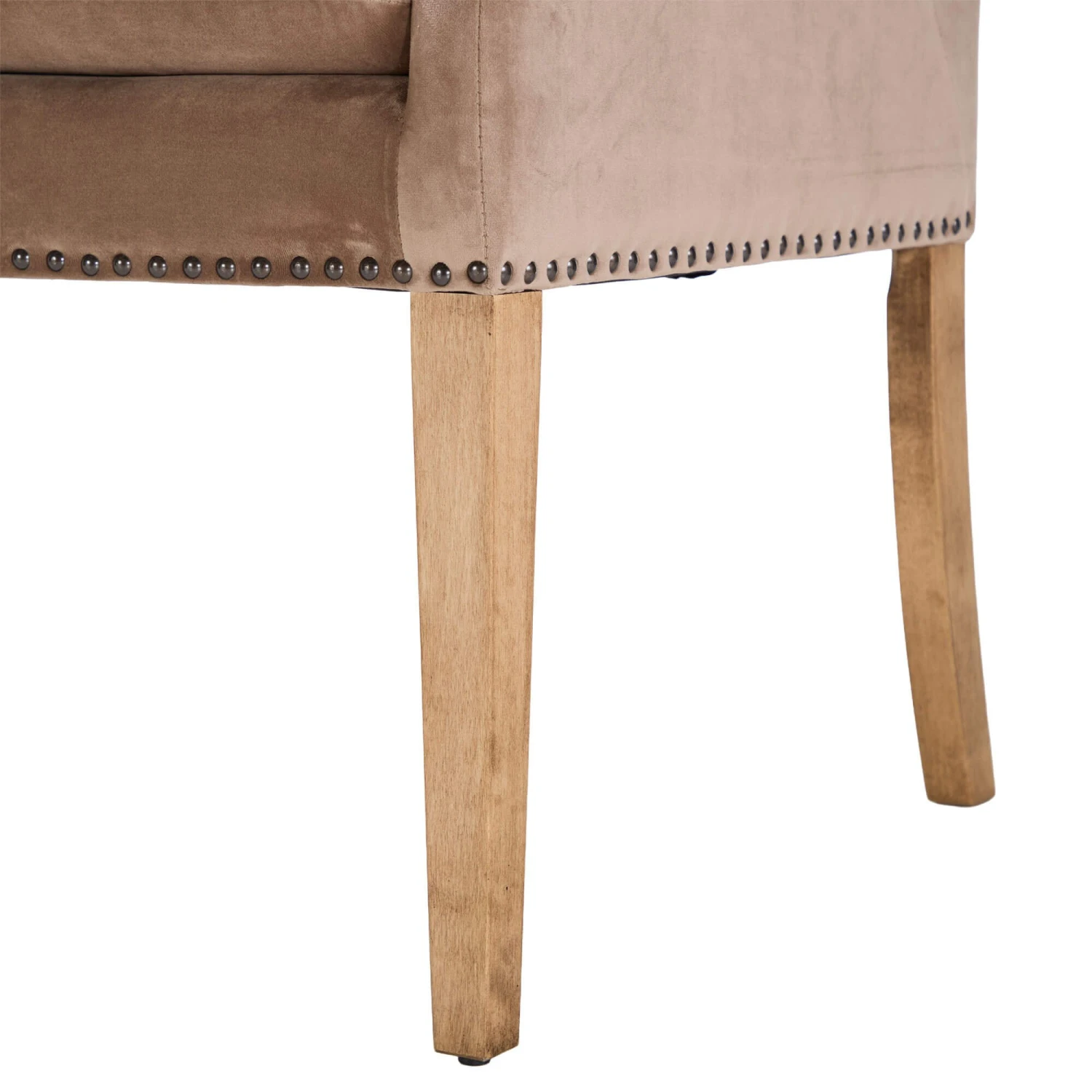 Jacob 160cm Taupe Velvet Button Back Bench 5 Jacob 160cm Taupe Velvet Button Back Bench - Image 5