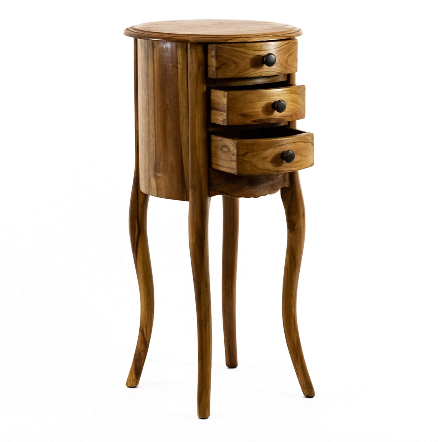 Calisto Round Teak Wood Table 2 Calisto Round Teak Wood Table - Image 2