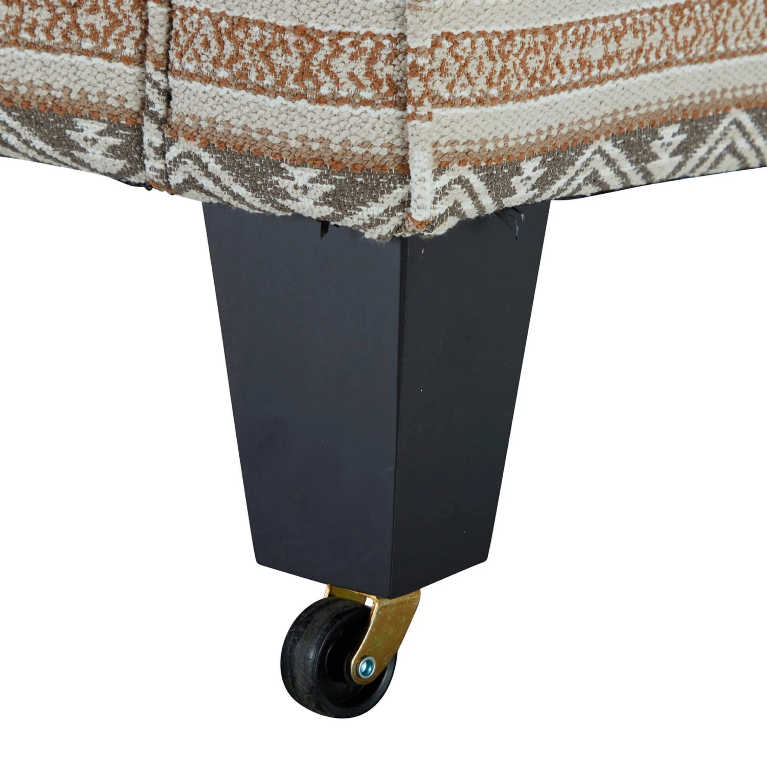 Greta Toffee Stripe Fabric Accent Chair 5 Greta Toffee Stripe Fabric Accent Chair - Image 5