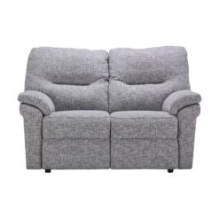 G Plan Seattle Light Grey Fabric 2 Seater Fixed Sofa