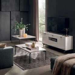 Caren High Gloss Pearl Line Rectangular Coffee Table 5 Caren High Gloss Pearl Line Rectangular Coffee Table -Housing Units Furniture Store fa5d976eaef2be27232edf5136d4a886