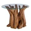 Java Teak 60cm Round Coffee Table