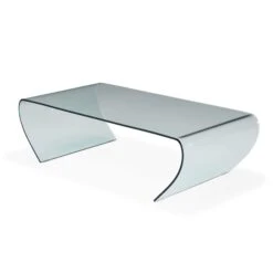 Natuzzi Apostrofo Glass Coffee Table