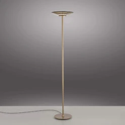 Luna Bronze & Dark Amber Glass Floor Lamp -Housing Units Furniture Store fd0df2120ac839a3b29aa313f9efbb7d