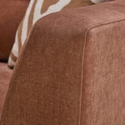 Miranda Dusky Apricot Fabric Cuddler Sofa -Housing Units Furniture Store fd713b1857a6cc48e4689eab75bb5fdf