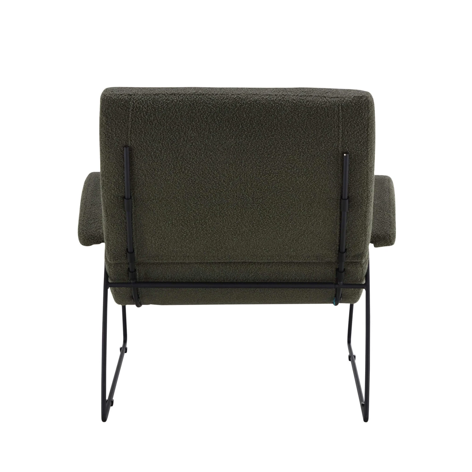 Fama Neox Charcoal Fabric Armchair & Footstool 5 Fama Neox Charcoal Fabric Armchair & Footstool - Image 5