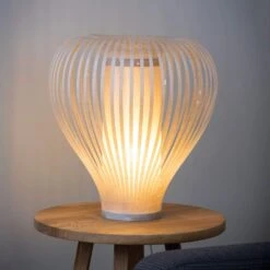 Balloon Taupe Table Lamp