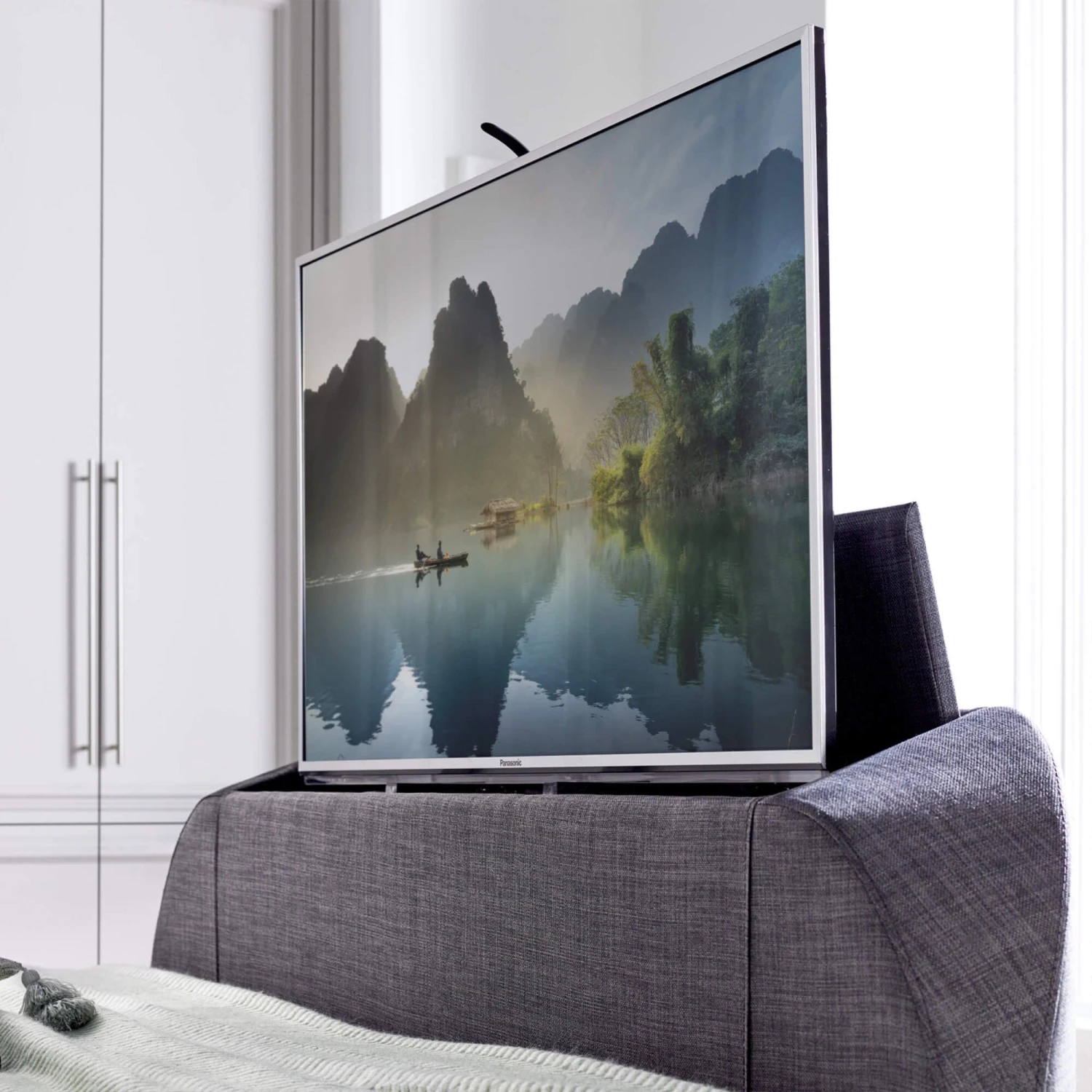 Kelso Pendle Slate 150cm Kingsize TV Ottoman Bed 4 Kelso Pendle Slate 150cm Kingsize TV Ottoman Bed - Image 4