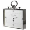 Nickel Mantel Clock
